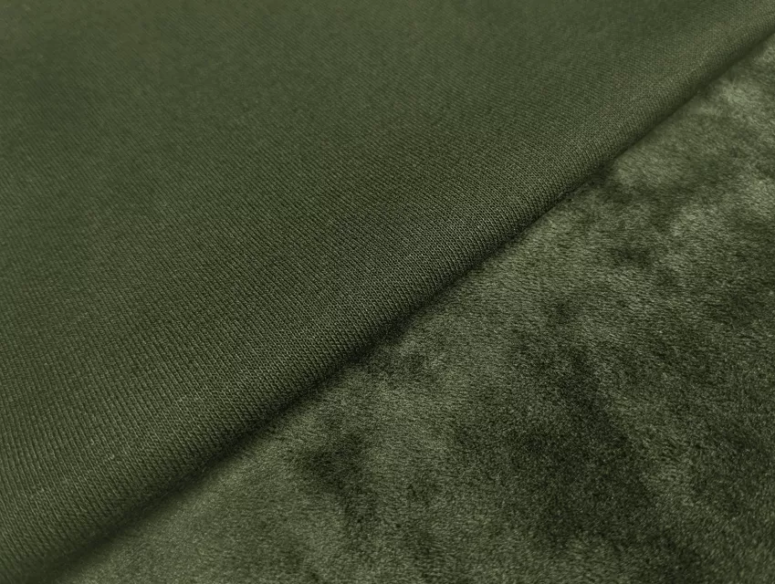 Віскозний трикотаж на вельбо, хакі - фото 1 - інтернет-магазин tkani-atlas.com.ua