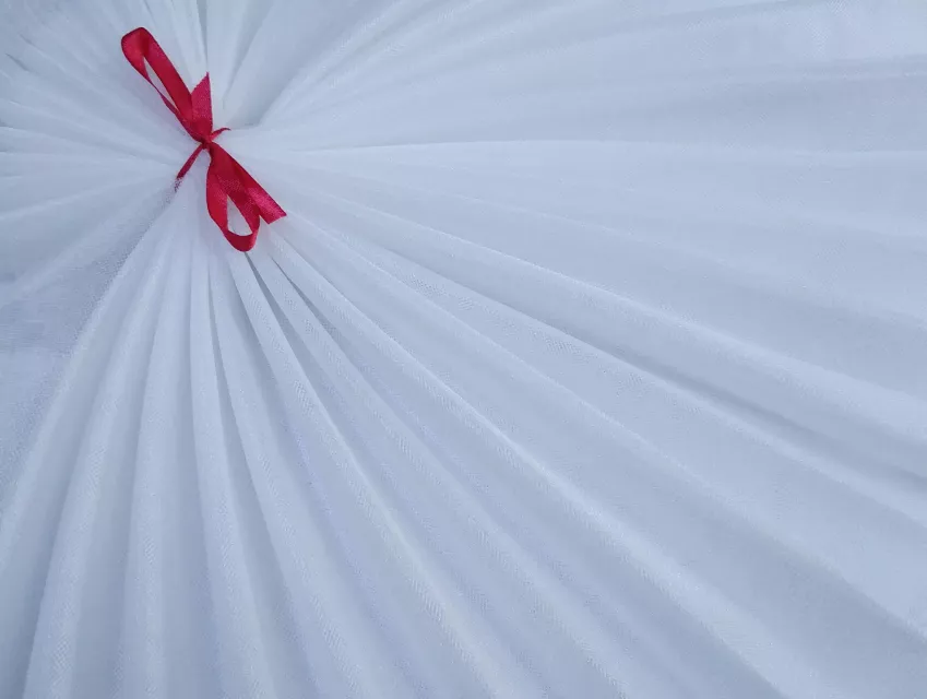 Фатин кристал, айворі (відріз 1,8 м) - фото 1 - інтернет-магазин tkani-atlas.com.ua