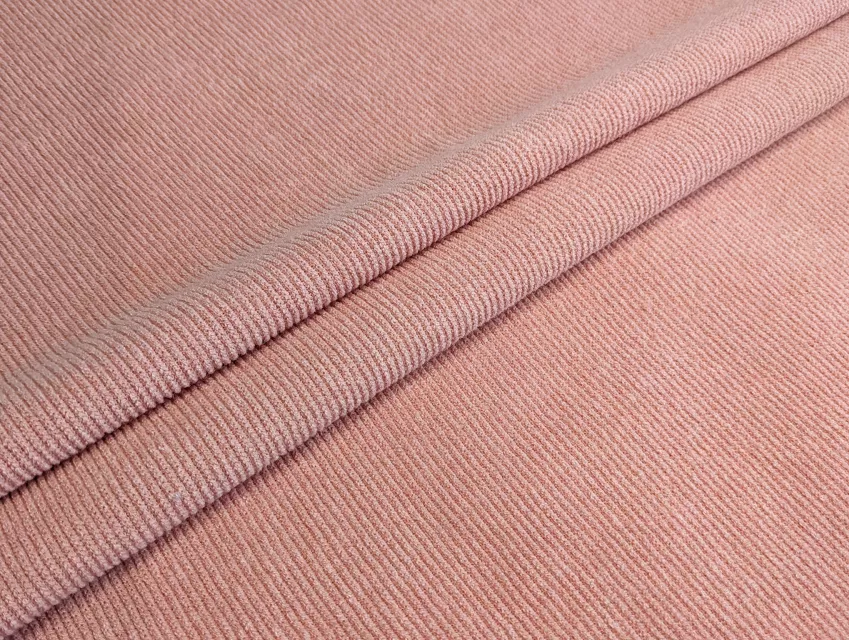 Ангора рубчик, персиковий - фото 1 - інтернет-магазин tkani-atlas.com.ua