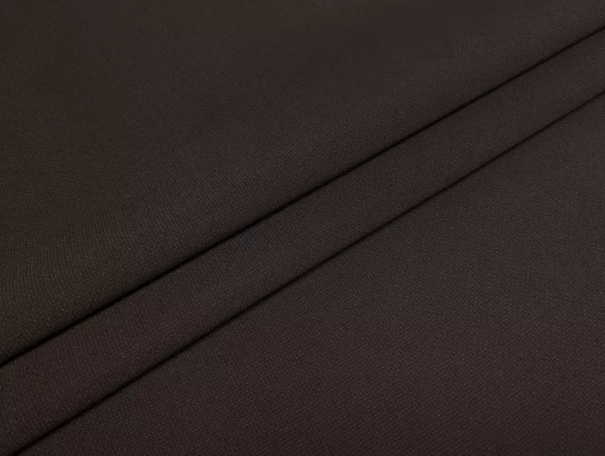 Трикотаж Алекс крапка, темний шоколад - фото 1 - інтернет-магазин tkani-atlas.com.ua