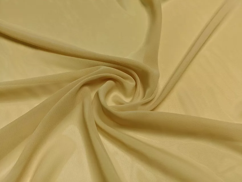 Шифон однотонний, пшеничний - фото 1 - інтернет-магазин tkani-atlas.com.ua