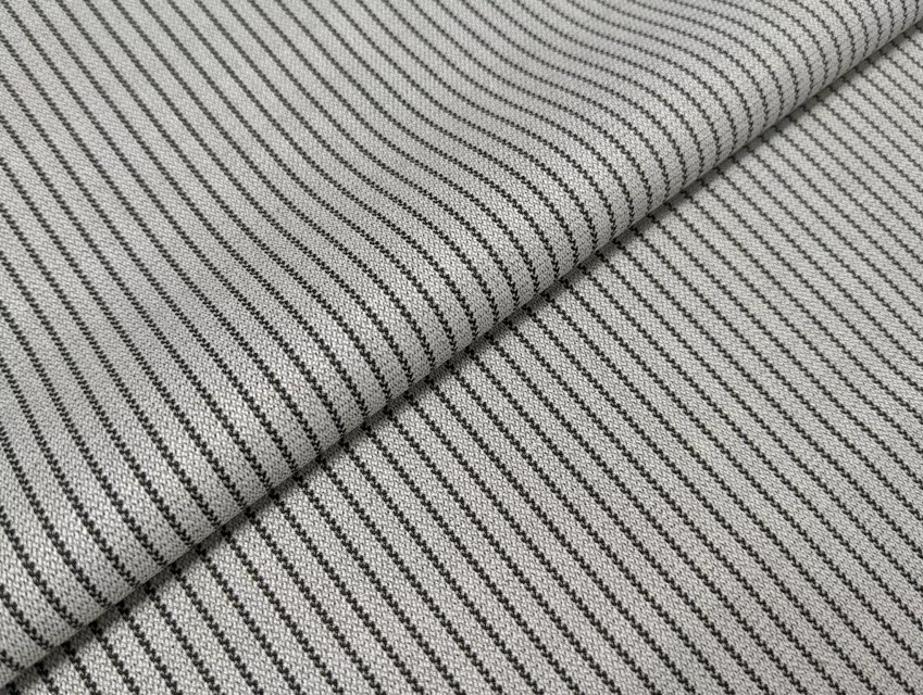 Костюмка тіар смужка 5 мм, світло-сірий з чорним - фото 1 - інтернет-магазин tkani-atlas.com.ua