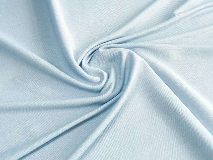 Трикотаж Лакоста футболочний уцінка (текстильний недолік), небесно-блакитний (відріз 2 м) - фото 1 - інтернет-магазин tkani-atlas.com.ua