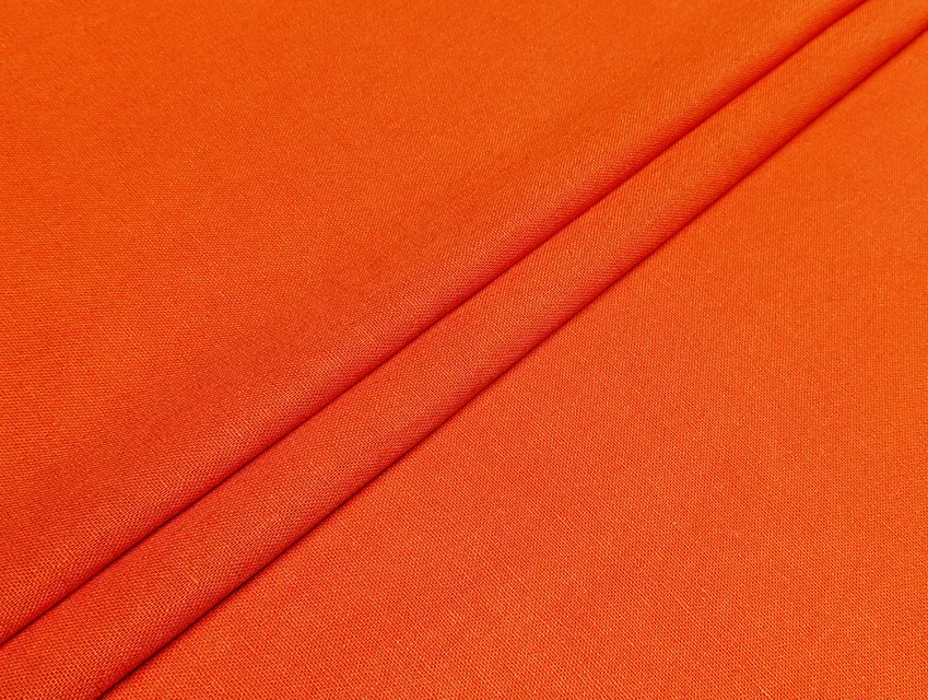 Льон віскоза 30/70, помаранчевий - фото 1 - інтернет-магазин tkani-atlas.com.ua