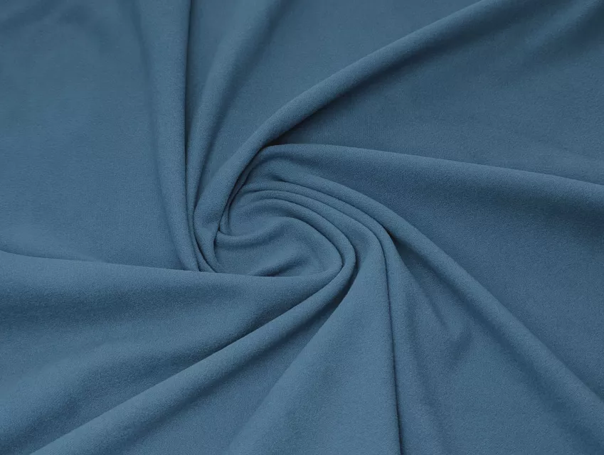 Трикотаж Пума флісовий, синій джинсовий - фото 1 - інтернет-магазин tkani-atlas.com.ua