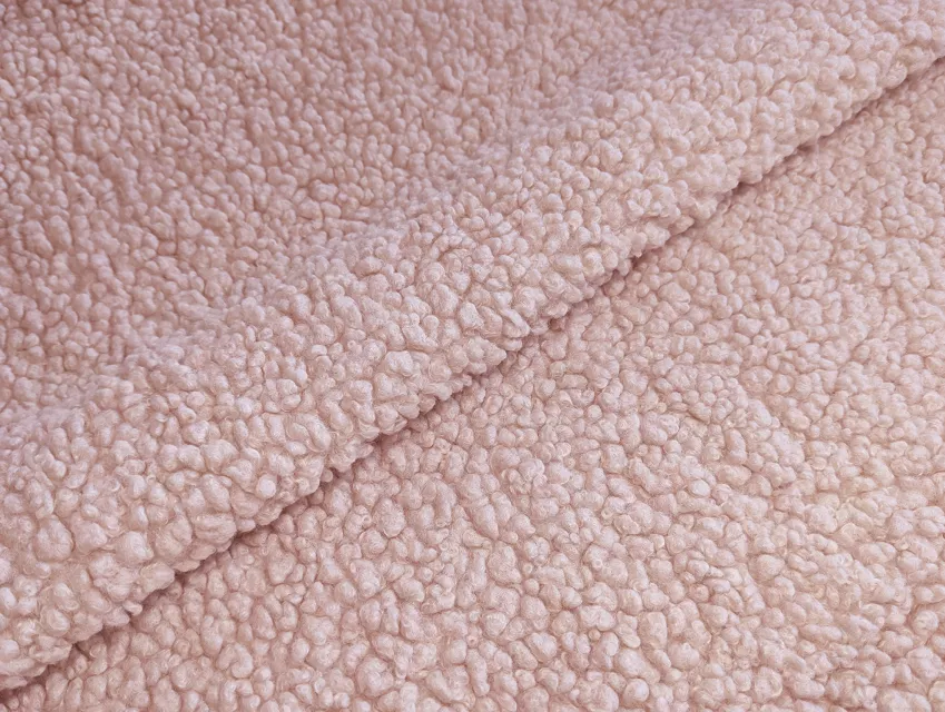 Хутро Тедді, суха троянда - фото 1 - інтернет-магазин tkani-atlas.com.ua