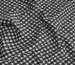 Трикотаж вискозный фигурная клеточка, черный с серым - фото 3 - интернет-магазин tkani-atlas.com.ua