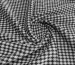 Трикотаж віскозний ромб клітинка, чорний з сірим - фото 2 - інтернет-магазин tkani-atlas.com.ua