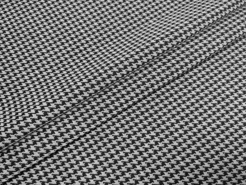 Трикотаж вискозный гусиная лапка 5 мм, серый с черным - фото 1 - интернет-магазин tkani-atlas.com.ua