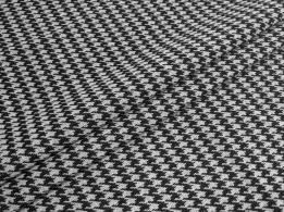 Трикотаж вискозный гусиная лапка 9 мм, черный с серым - интернет-магазин tkani-atlas.com.ua