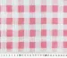 Муслин рисунок клетка, персиковый на молочном - фото 4 - интернет-магазин tkani-atlas.com.ua