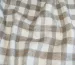 Костюмка Шенон клетка 40 мм, светло-бежевый с коричневым - фото 2 - интернет-магазин tkani-atlas.com.ua
