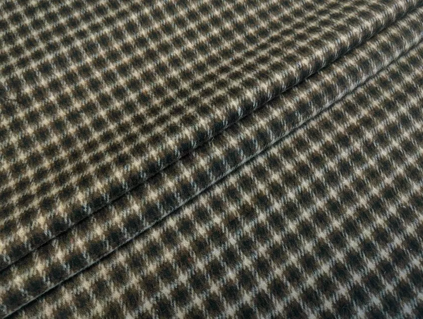 Костюмка Шенон клітинка 20 мм, коричневий - фото 1 - інтернет-магазин tkani-atlas.com.ua