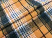 Костюмка котон клітинка 180 мм, гірчиця з зеленим - інтернет-магазин tkani-atlas.com.ua