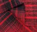 Костюмка коттон клетка, красный с черным - фото 3 - интернет-магазин tkani-atlas.com.ua