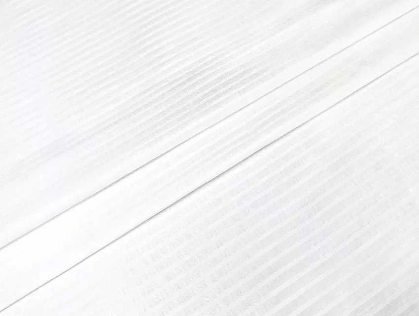 Бенгалин блузочный полоска 6 мм, белый - фото 1 - интернет-магазин tkani-atlas.com.ua