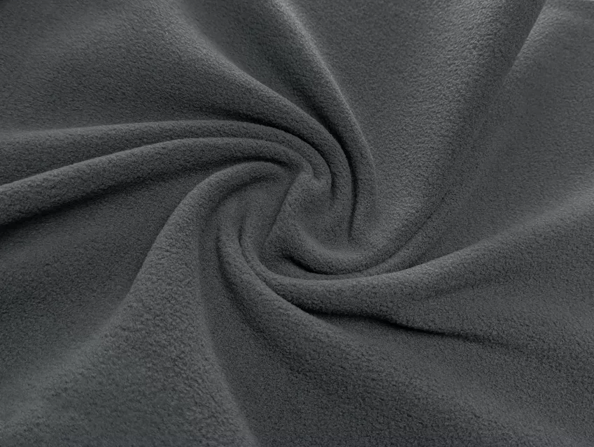 Флис однотонный, серый (отрез 1,7 м) - фото 1 - интернет-магазин tkani-atlas.com.ua