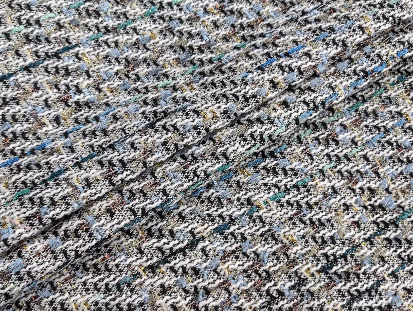 Шанель твід вії, сірий - фото 1 - інтернет-магазин tkani-atlas.com.ua