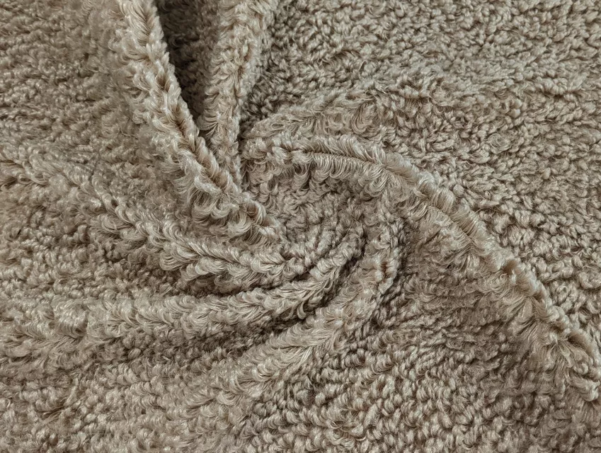 Букле каракуль, бежевий - фото 1 - інтернет-магазин tkani-atlas.com.ua