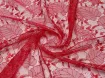 Гипюр нейлон кружевная нежность, красный (отрез 1,4 м) - интернет-магазин tkani-atlas.com.ua