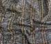 Трикотаж тёплый клетка с елочкой, серо-черный с горчичным - фото 2 - интернет-магазин tkani-atlas.com.ua