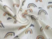Муслін малюнок веселка, кремовий - інтернет-магазин tkani-atlas.com.ua