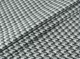 Трикотаж Каміла гусяча лапка 20 мм, сірий - інтернет-магазин tkani-atlas.com.ua