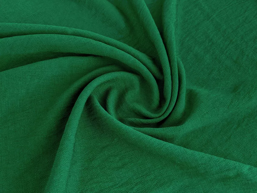 Льон Бохо, зелений - фото 1 - інтернет-магазин tkani-atlas.com.ua