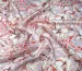 Шелк вискоза ирисы, лиловый с коралловым - фото 3 - интернет-магазин tkani-atlas.com.ua