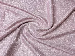 Трикотаж диско мерцание, бледно-розовый (отрез 1,3 м) - интернет-магазин tkani-atlas.com.ua