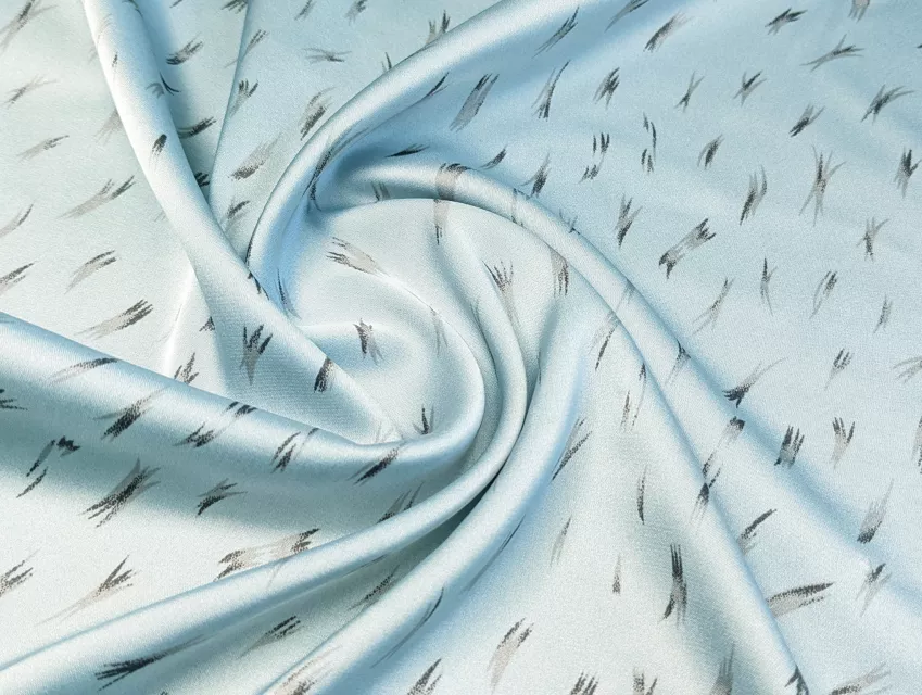 Шовк Армані помах пензлика, запорошений блакитний - фото 1 - інтернет-магазин tkani-atlas.com.ua