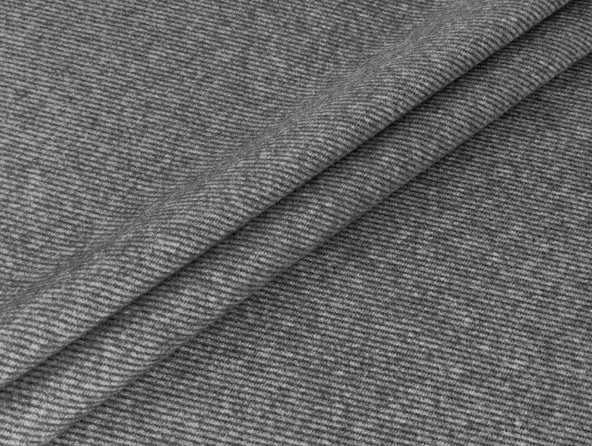Камила пальтовая диагональная полоска, серый - фото 1 - интернет-магазин tkani-atlas.com.ua