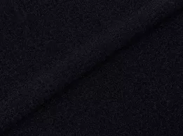 Мех на трикотаже с блеском, темно-синий (отрез 0,5 м) - интернет-магазин tkani-atlas.com.ua