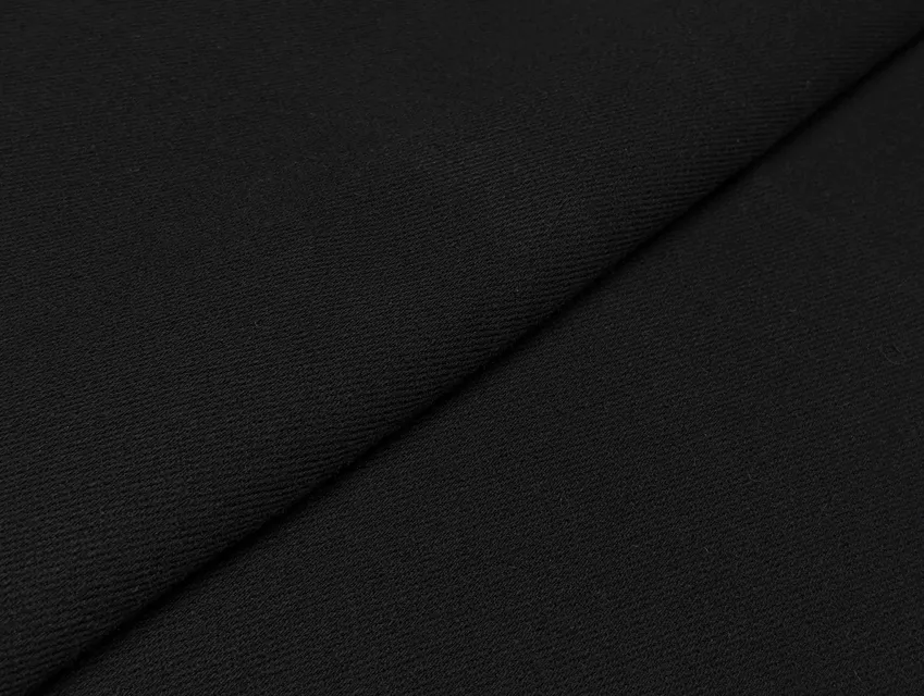 Джинс рубашечный, черный - фото 1 - интернет-магазин tkani-atlas.com.ua