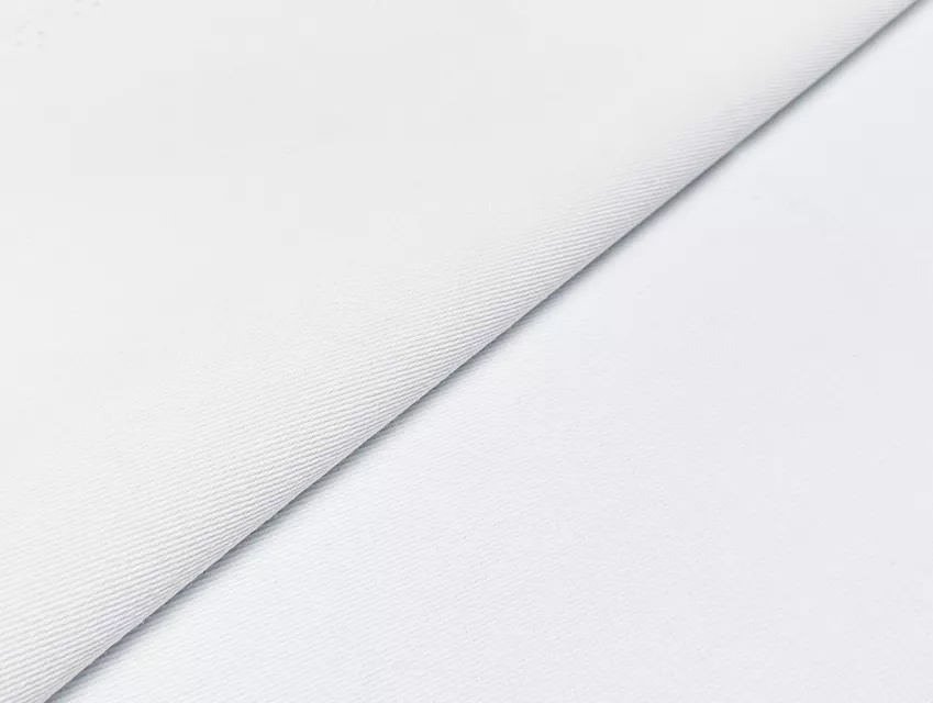 Джинс рубашечный, белый - фото 1 - интернет-магазин tkani-atlas.com.ua