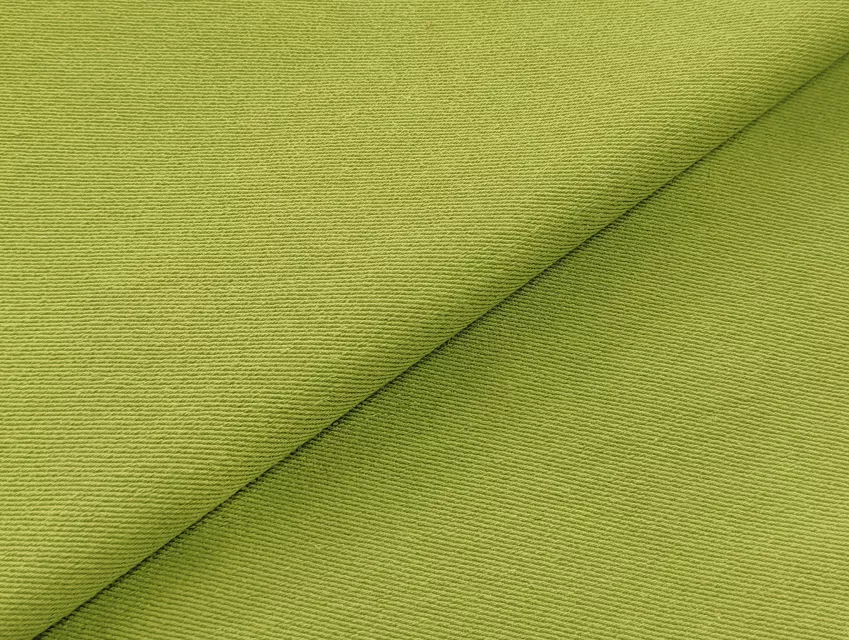 Джинс рубашечный, горчично-зеленый - фото 1 - интернет-магазин tkani-atlas.com.ua
