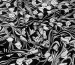 Штапель Бельмондо тюльпани, чорно-білий - фото 1 - інтернет-магазин tkani-atlas.com.ua