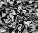 Штапель Бельмондо тюльпани, чорно-білий - фото 2 - інтернет-магазин tkani-atlas.com.ua