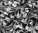 Штапель Бельмондо тюльпани, чорно-білий - фото 3 - інтернет-магазин tkani-atlas.com.ua