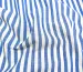 Коттон рубашка полоска 7 мм, голубой с молочным - фото 3 - интернет-магазин tkani-atlas.com.ua