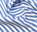 Коттон рубашка полоска 7 мм, голубой с молочным - фото 2 - интернет-магазин tkani-atlas.com.ua