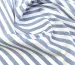 Коттон рубашка полоска 7 мм, синий с молочным - фото 2 - интернет-магазин tkani-atlas.com.ua