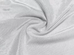 Трикотаж диско луска, біле срібло (відріз 1,3 м) - інтернет-магазин tkani-atlas.com.ua