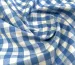 Коттон рубашечный клеточка 9мм, синий - фото 2 - интернет-магазин tkani-atlas.com.ua