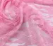 Гипюр стрейчевый цветочная нежность, розовый - фото 2 - интернет-магазин tkani-atlas.com.ua