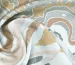 Шелк вискоза волнистое плетение, оливковый с бежевым - фото 3 - интернет-магазин tkani-atlas.com.ua