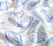 Шелк вискоза лиственная сказка, голубой с сиреневым - фото 4 - интернет-магазин tkani-atlas.com.ua
