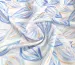Шелк вискоза лиственная сказка, голубой с сиреневым - фото 1 - интернет-магазин tkani-atlas.com.ua