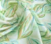 Шелк вискоза лиственная сказка, салатовый с бирюзовым - фото 3 - интернет-магазин tkani-atlas.com.ua