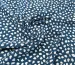 Креп шелк россыпь горошков, синий - фото 1 - интернет-магазин tkani-atlas.com.ua